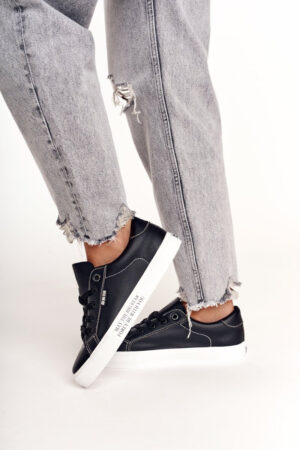BIG STAR SHOES Női bőr slingback teniszcipő BIG STAR