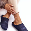 BIG STAR SHOES Női klasszikus papucs Navy Big Star