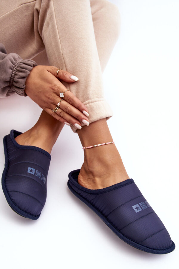 BIG STAR SHOES Női klasszikus papucs Navy Big Star