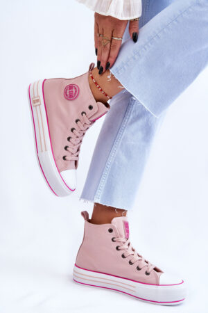 BIG STAR SHOES Női magas textil tornacipő Big Star