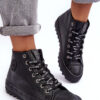 BIG STAR SHOES Női tornacipő Big Star High meleg fekete