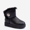 BIG STAR SHOES Szőrmével bélelt gyerek hócsizma Black Big Star