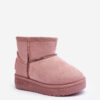 BIG STAR SHOES Szőrrel szigetelt gyerek hócsizma kis fülekkel Pink Betty