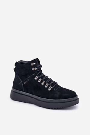 BIG STAR SHOES Velúr férfi bélelt csizmák Big Star