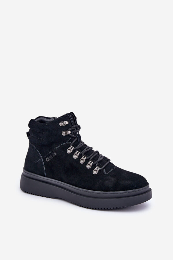 BIG STAR SHOES Velúr férfi bélelt csizmák Big Star
