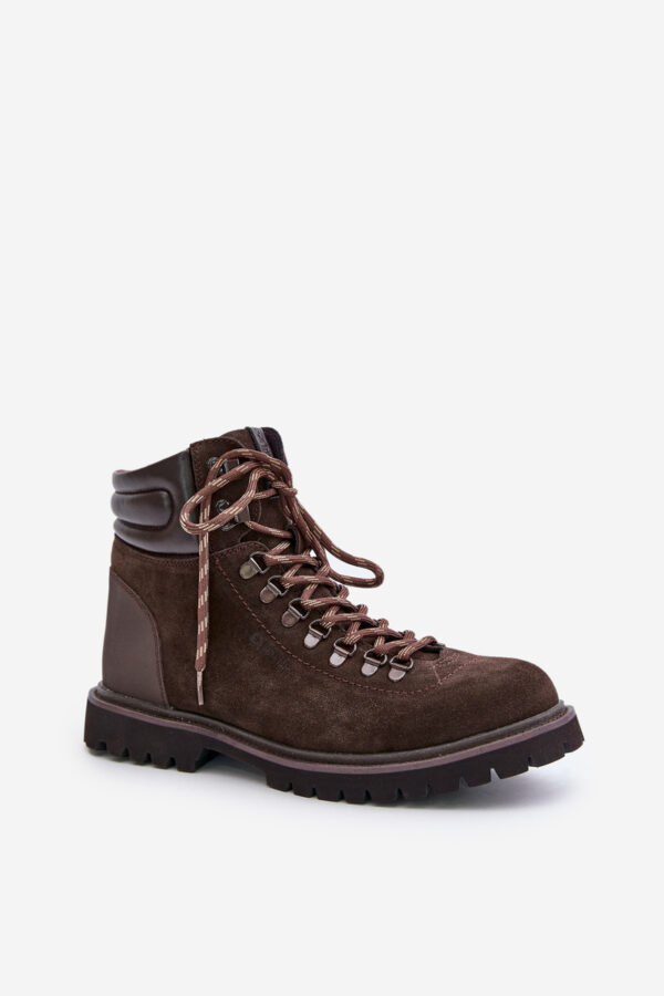 BIG STAR SHOES Velúr szigetelt bokacsizma férfi Big Star