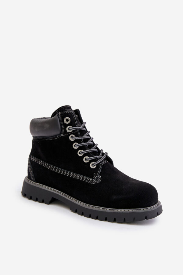 BIG STAR SHOES Velúr szigetelt bokacsizma férfi Big Star