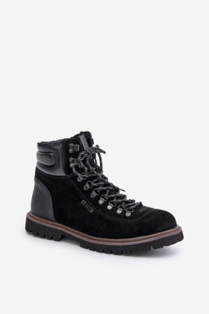 BIG STAR SHOES Velúr szigetelt bokacsizma férfi Big Star