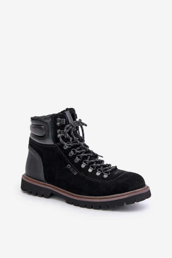 BIG STAR SHOES Velúr szigetelt bokacsizma férfi Big Star