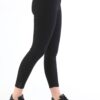 BİKELİFE Black Plus Size High Waist Lycra Gabardine Trousers.