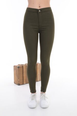 BİKELİFE női Khaki Lycra leggings nadrág