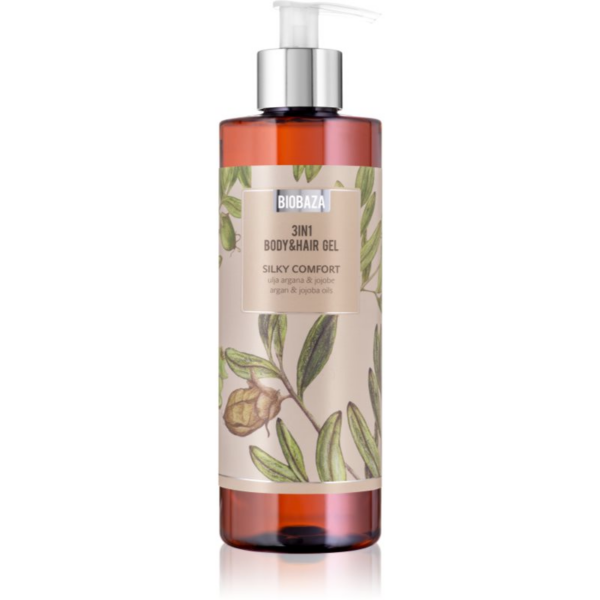 BIOBAZA 3in1 Body&Hair Gel Silky Comfort sampo