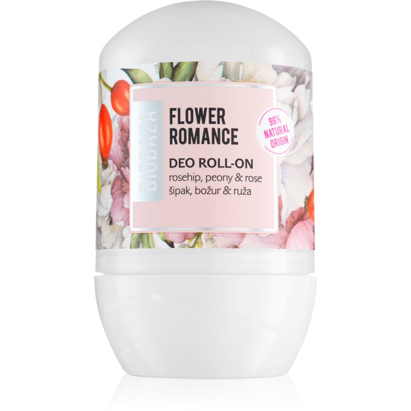 BIOBAZA Flower Romance golyós dezodor 50 ml-ár