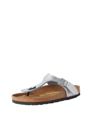 BIRKENSTOCK Ujjelválasztó-pántos szandál 'Gizeh'  ezüst-hu