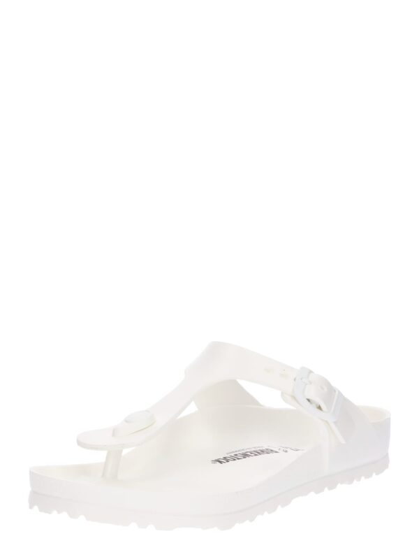 BIRKENSTOCK Ujjelválasztó-pántos szandál 'Gizeh'  fehér-hu