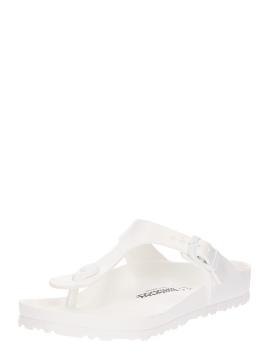 BIRKENSTOCK Ujjelválasztó-pántos szandál 'Gizeh'  fehér-hu
