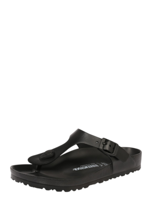 BIRKENSTOCK Ujjelválasztó-pántos szandál 'Gizeh'  fekete-Ár