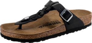 BIRKENSTOCK Ujjelválasztó-pántos szandál 'Gizeh'  fekete-Hungary