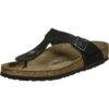 BIRKENSTOCK Ujjelválasztó-pántos szandál 'Gizeh'  fekete-hu