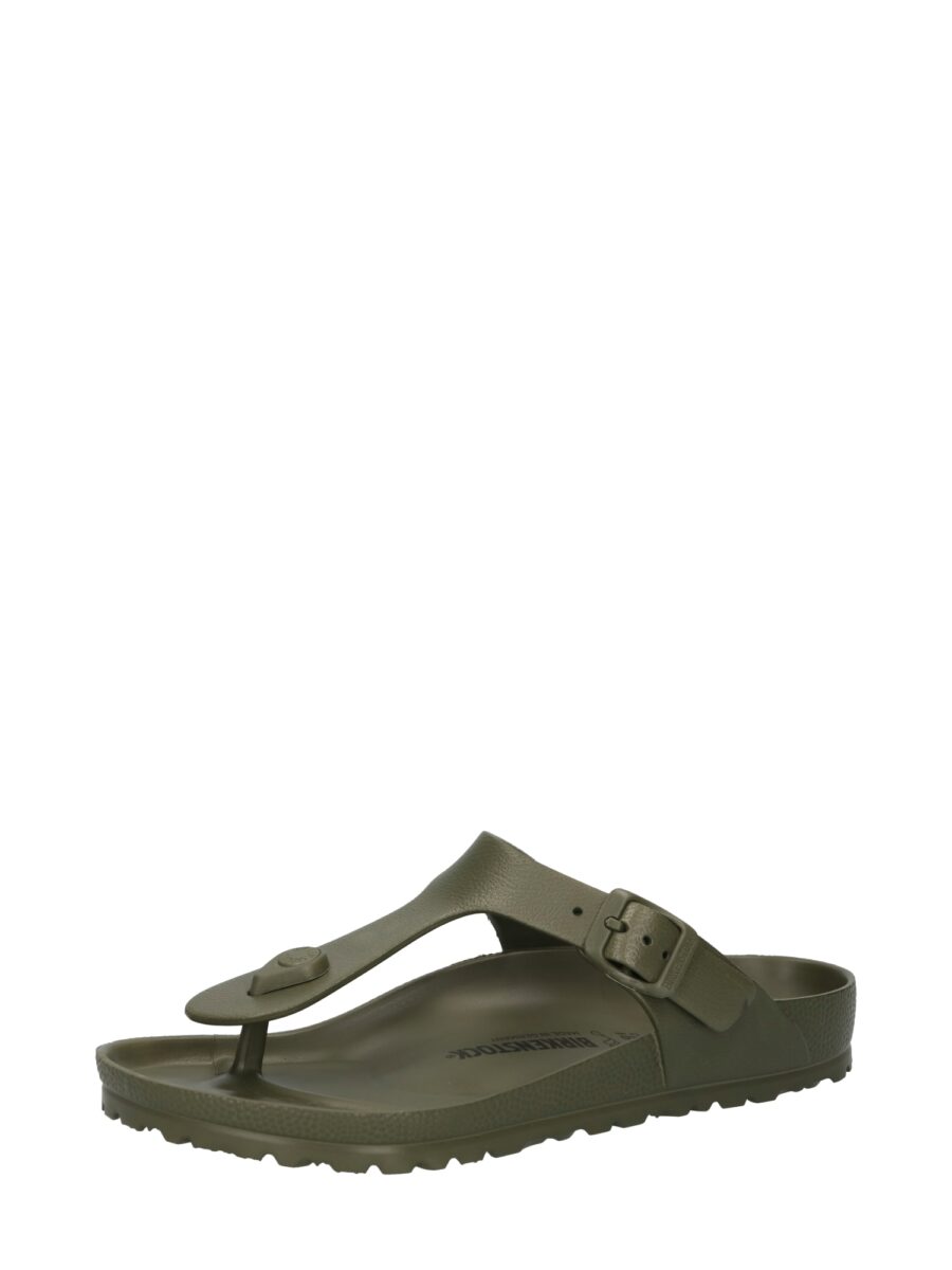 BIRKENSTOCK Ujjelválasztó-pántos szandál 'Gizeh'  khaki-hu