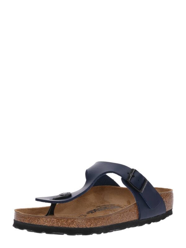 BIRKENSTOCK Ujjelválasztó-pántos szandál 'Gizeh'  sötétkék