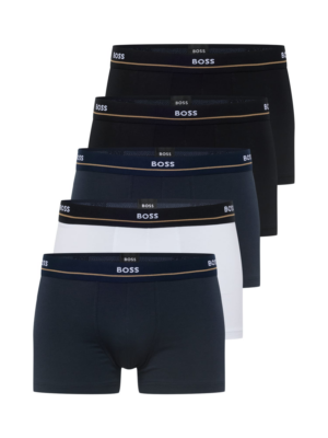 BOSS Boxeralsók 'Essential'  tengerészkék / kobaltkék / fekete / fehér-Hungary