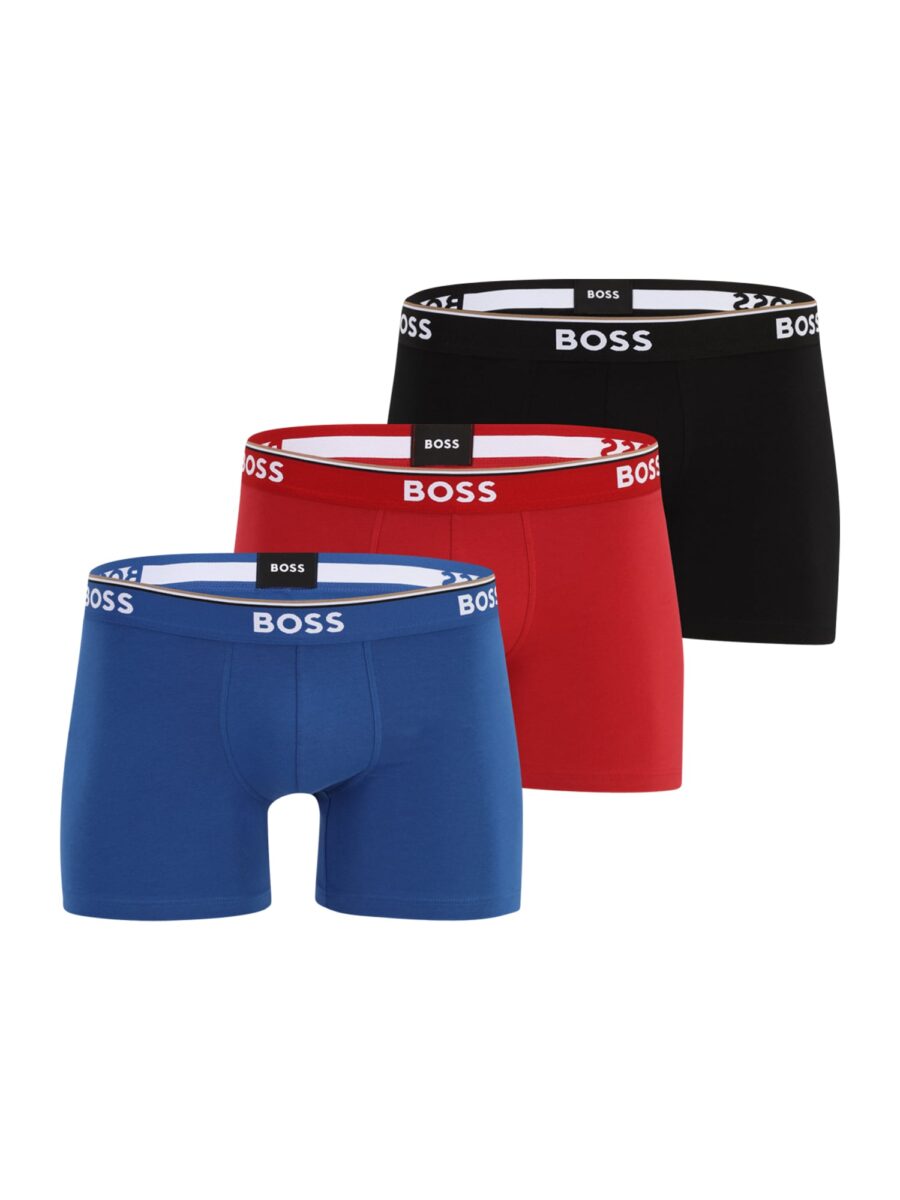 BOSS Boxeralsók 'Power'  kék / piros / fekete / fehér-hu