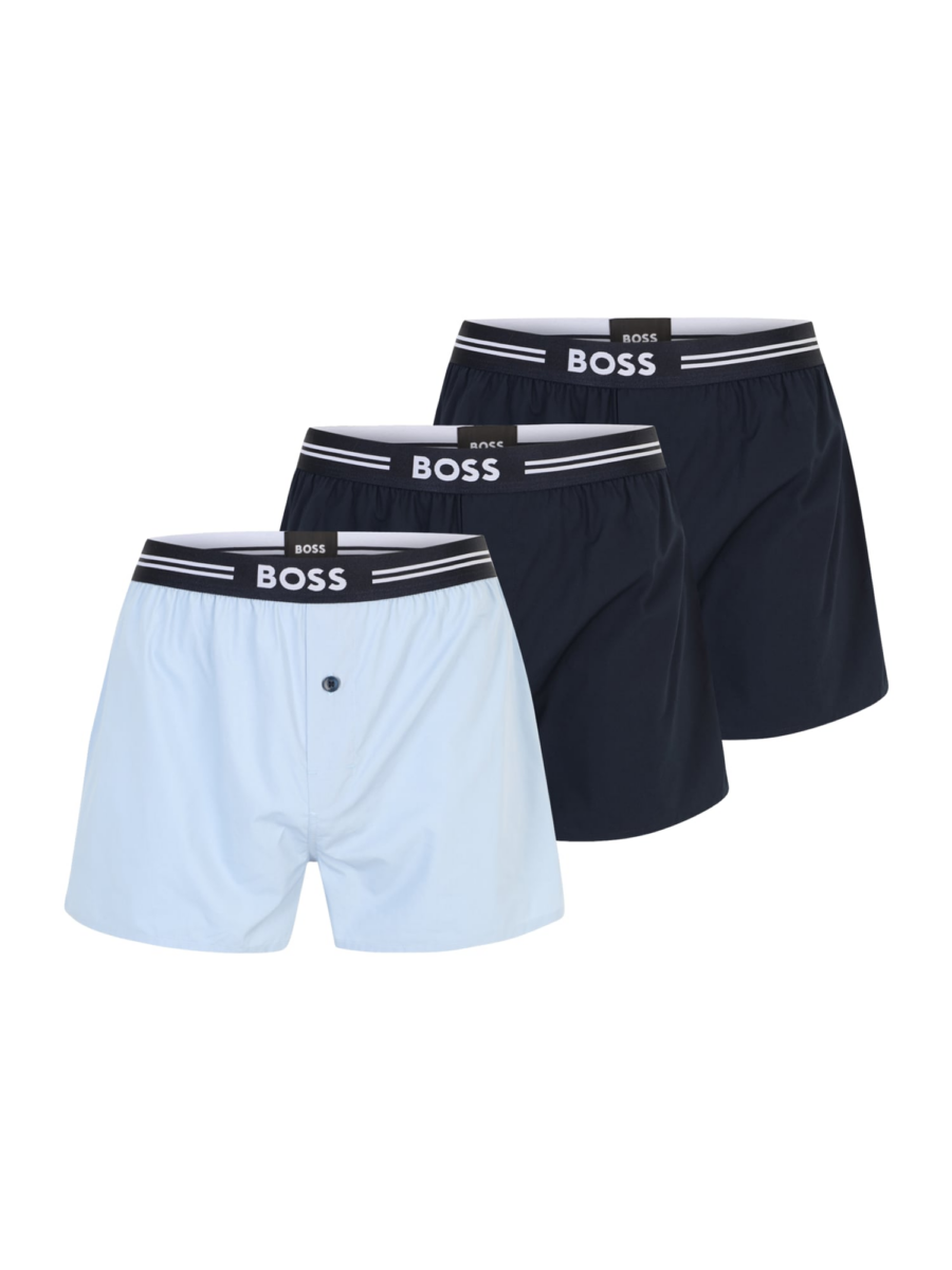 BOSS Boxeralsók  tengerészkék / világoskék / fehér-Hungary