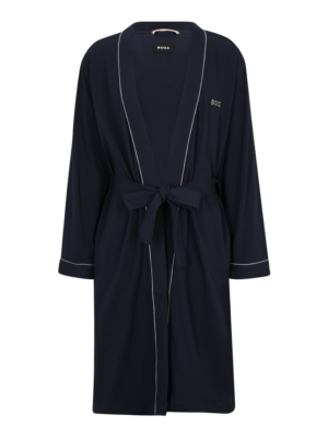 BOSS Hosszú fürdőköpeny 'Kimono'  éjkék / szürke-Hungary
