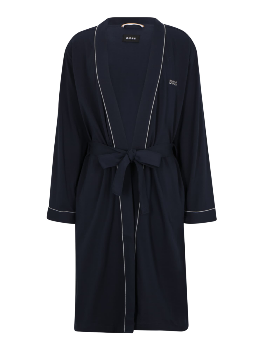 BOSS Hosszú fürdőköpeny 'Kimono'  éjkék / szürke-Hungary
