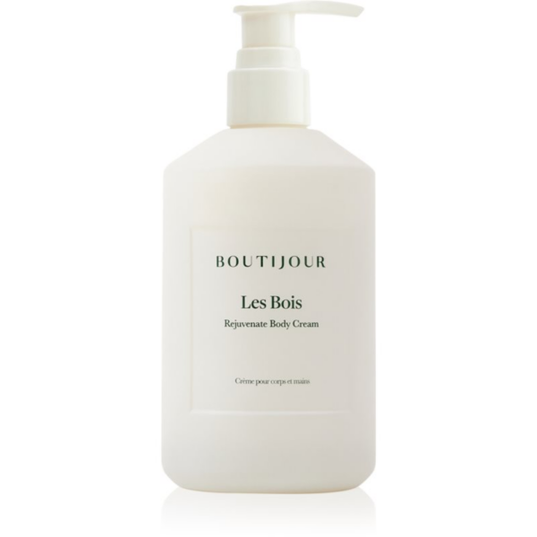 BOUTIJOUR Les Bois Rejuvenate Body Cream tápláló testkrém száraz bőrre 250 g