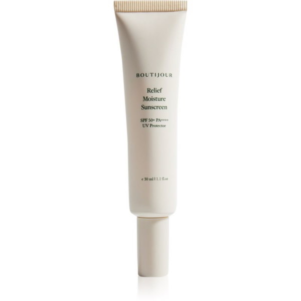 BOUTIJOUR Relief Moisture Sunscreen gyengéd és hidratáló géles krém SPF 50+ 30 ml