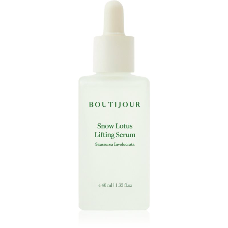 BOUTIJOUR Snow Lotus Lifting Serum Intenzíven hidratáló szérum az élénk és kisimított arcbőrért 40 ml