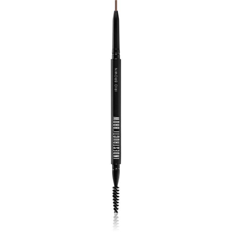 BPerfect IndestructiBrow Pencil tartós szemöldök ceruza kefével árnyalat Irid Brown 10 g-Ár