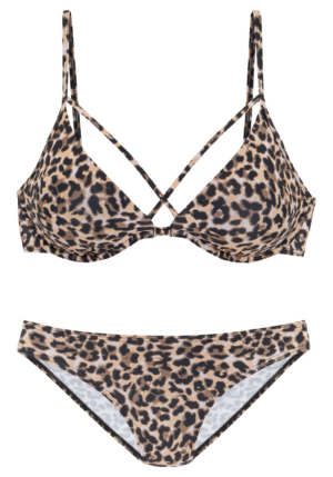 BRUNO BANANI Bikini  barna / fekete-Hungary