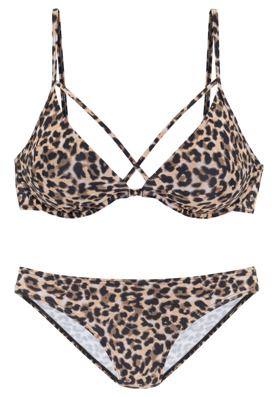 BRUNO BANANI Bikini  barna / fekete-Hungary
