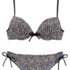BRUNO BANANI Bikini  barna / fekete-hu