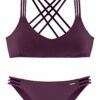 BRUNO BANANI Bikini  bordó