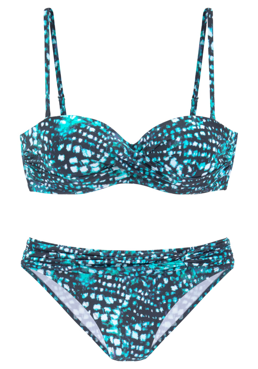 BRUNO BANANI Bikini  kék / fehér-Ár