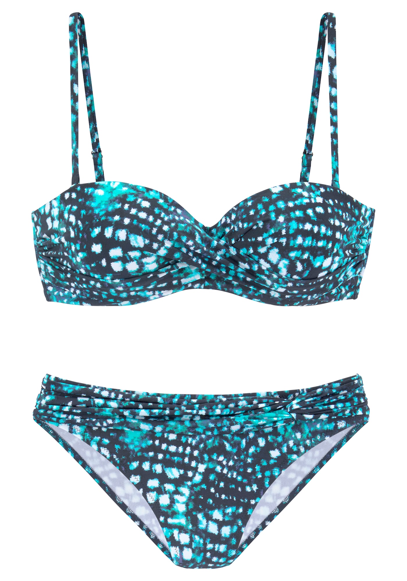 BRUNO BANANI Bikini  kék / fehér-Ár