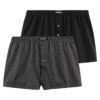 BRUNO BANANI Boxeralsók  szürke / fekete-hu