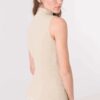 BSL Beige striped turtleneck
