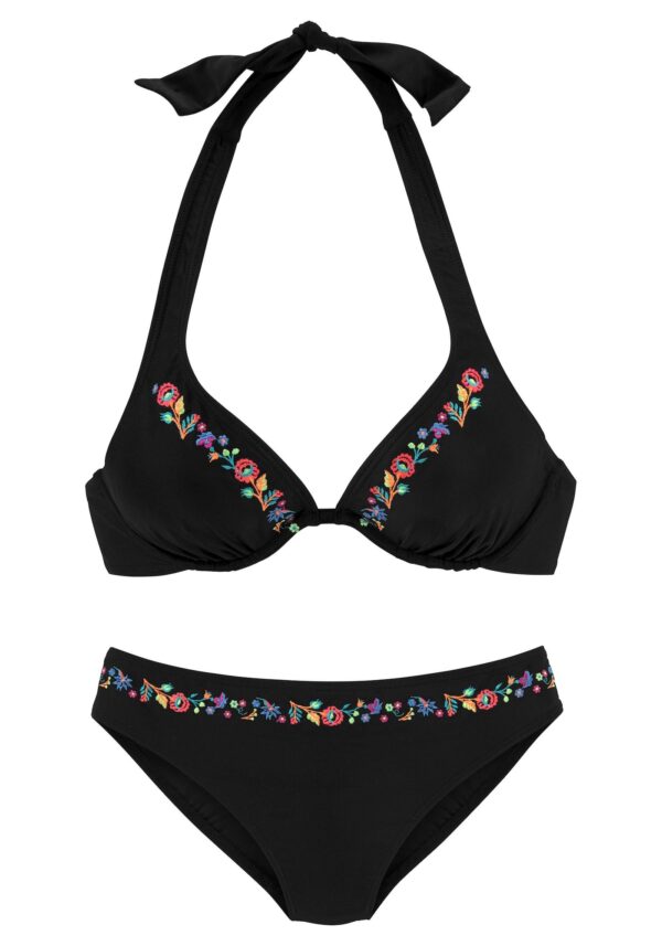 BUFFALO Bikini 'Flori'  vegyes színek / fekete-hu