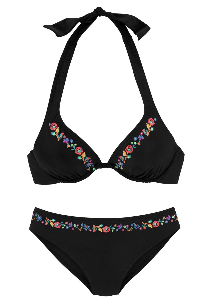 BUFFALO Bikini 'Flori'  vegyes színek / fekete-hu