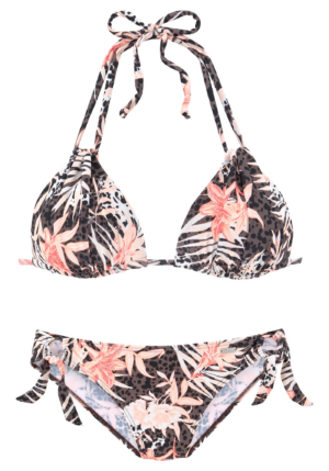 BUFFALO Bikini  barna / rózsaszín / fekete / fehér-Hungary