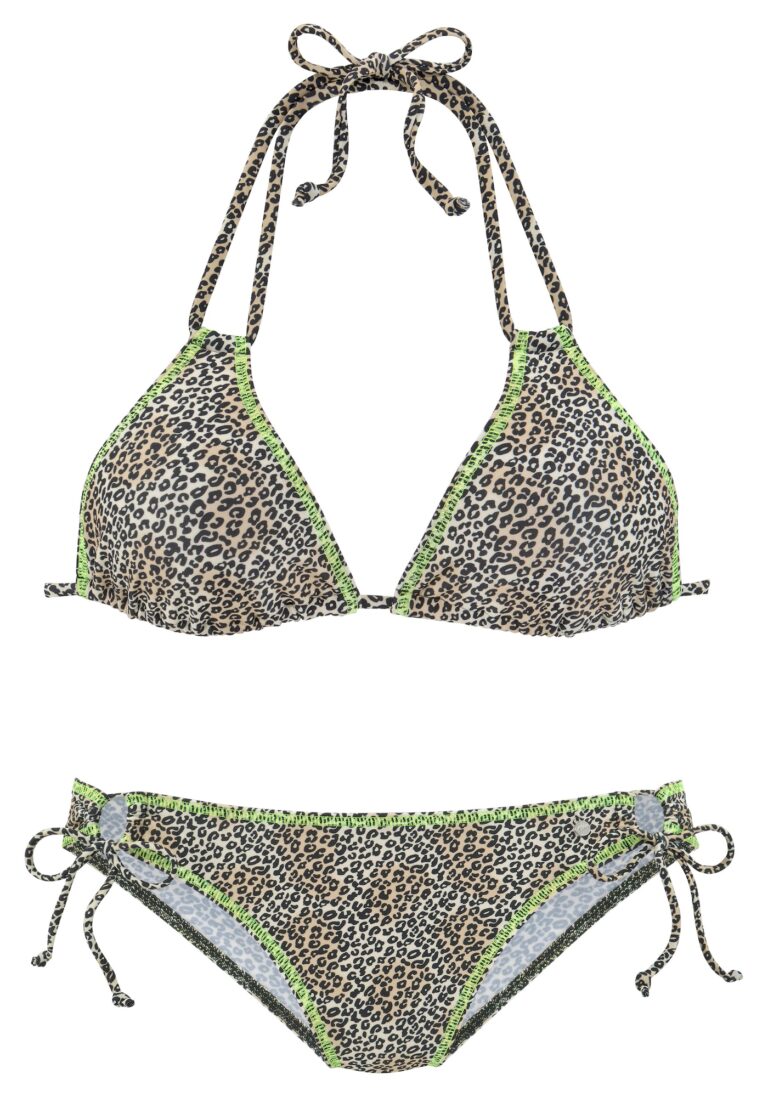 BUFFALO Bikini  bézs / sárga / fekete-hu