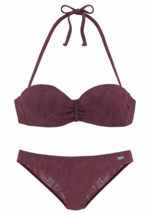 BUFFALO Bikini  bordó