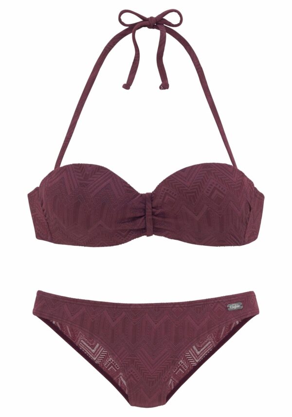 BUFFALO Bikini  bordó