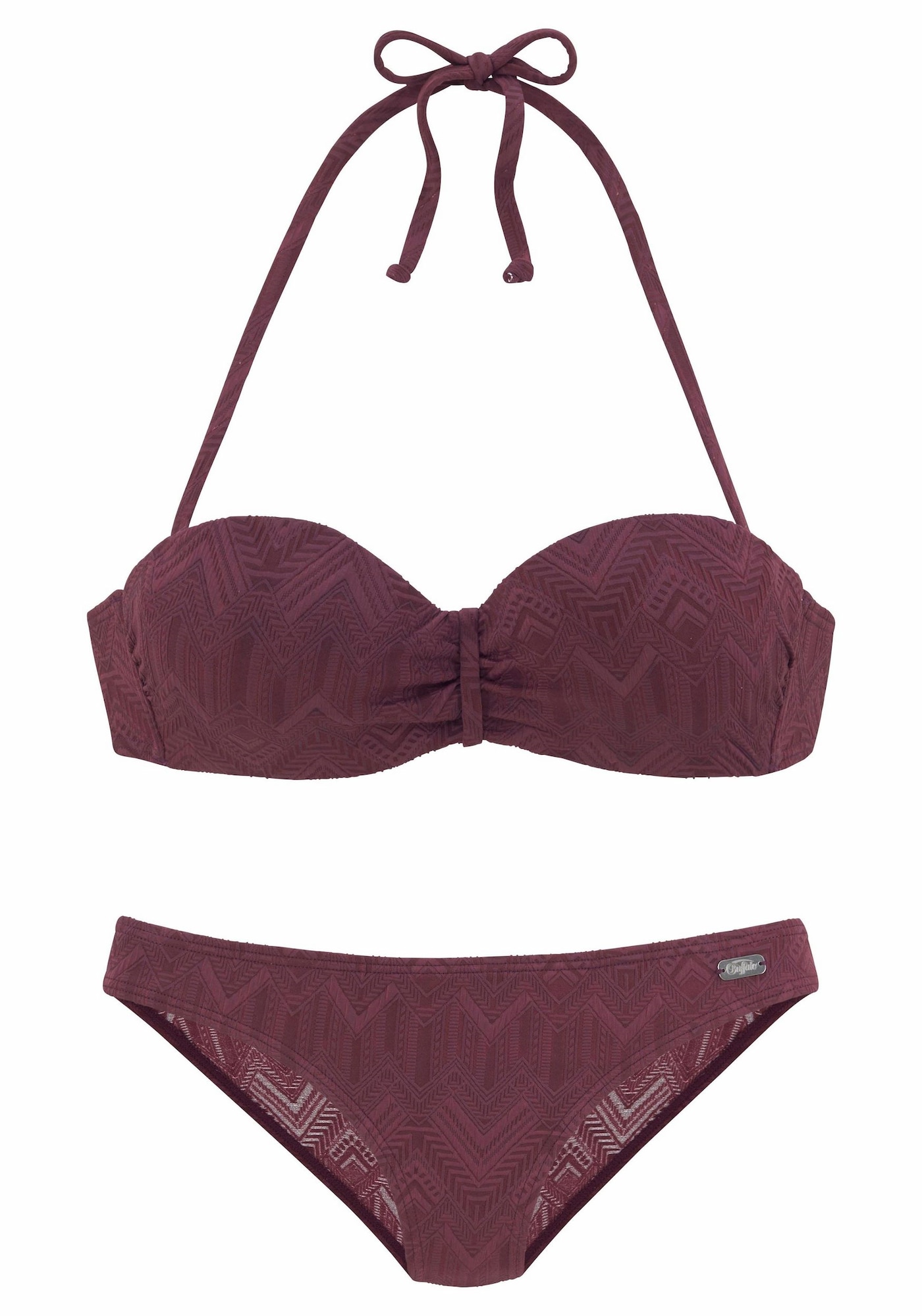BUFFALO Bikini  bordó
