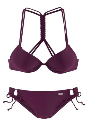 BUFFALO Bikini  bordó